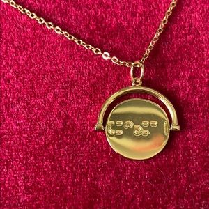 ‘Blessed’ Gold Necklace